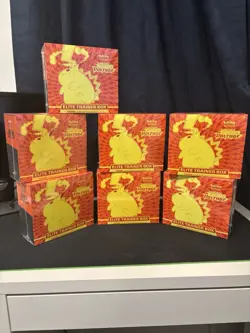 Pokemon Vivid Voltage Elite Trainer Box ETB Factory Sealed Lot Of 7 - Image 1