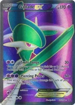 Gallade EX (99 Full Art, #99/108) - Holofoil XY - Roaring Skies MP Pokemon - Image 1