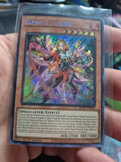 Yugioh Elfnote Lucina BPRO-EN010 Burst Protocol 1st Editionsecret rare - Image 1