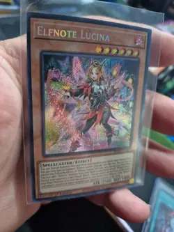 Yugioh Elfnote Lucina BPRO-EN010 Burst Protocol 1st Editionsecret rare - Image 2