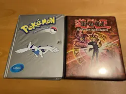 Vintage Lugia & Yugioh Card Binders - Image 1