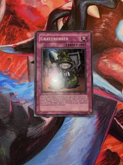 Yugioh! Graverobber PSV-008 Super Rare Unlimited Light Play - Image 1