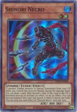 Shinobi Necro - MP20-EN049 - Super Rare - 1st Edition - Lightly Played - Image 1