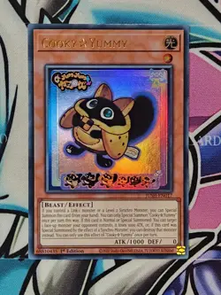 JUSH-EN017 Cooky☆Yummy x3 Ultra Rare 1st Ed Playset YUGIOH - Image 2