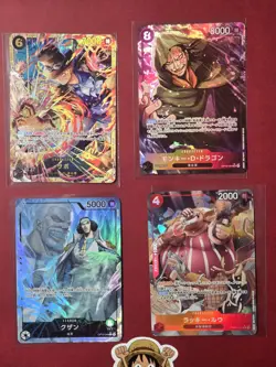 One Piece TCG Japanese Card Lot (4 Card Lot) - Image 1