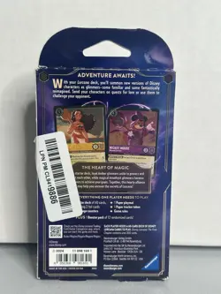 Disney Lorcana The First Chapter Starter Deck Amber/ Amethyst New Factory Sealed 4050368981691 - Image 3