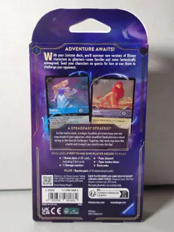 Disney Lorcana The First Chapter Starter Deck Sapphire & Steel w/ Booster Pack - Image 4