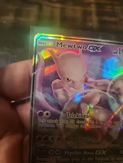 Pokemon Mewtwo GX SM196 Promo Holo English Basic 190 HP Card Promos TCG - Image 5