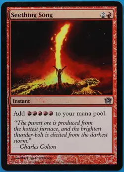 Seething Song FOIL 9th Edition PLD Red Common MAGIC CARD (ID# 511368) ABUGames - Image 1