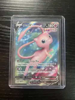Pokemon Mew v Full Art Holo Ultra Rare TCG Card 250/264 Fusion Strike - Image 1