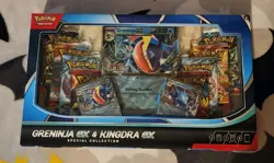 Pokemon Trading Card Game Greninja ex and Kingdra ex Special Collection Box - Image 1