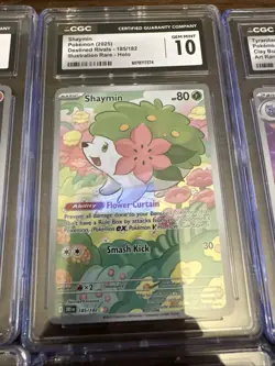 Pokemon CGC AGS Graded Lot of 10 Slabs Cards Charizard Snorlax Mewtwo Tyranitar - Image 4