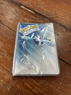 Vintage 2000 Pokemon 11 Fold Out Pockets Trading Card Holder Lugia - Image 1