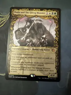 Thalia & Gritrog Monster, Showcase, MTG March of the Machines, NM/Never Played - Image 1