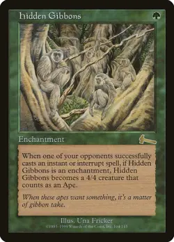 Hidden Gibbons (Urza's Legacy) - NM Very Clean Magic: The Gathering - Image 1