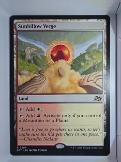 Sunbillow Verge - R264 - MTG - Aetherdrift (DFT) - Image 1