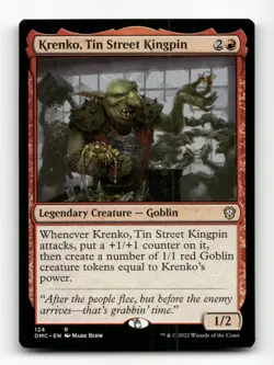 Krenko, Tin Street Kingpin Commander: Dominaria United #124 Magic the Gathering - Image 1