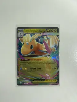 Pokemon Mega Dragonite EX 152/217 Full Art Holo EX Card English - Image 1