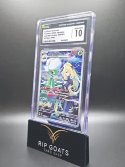 2025 Pokemon Japanese Cynthia's Roserade 065/063 AR Heat Wave Arena CGC 10 - Image 1