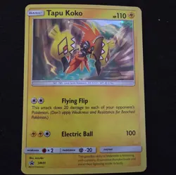 2017 POKEMON TCG TAPU KOKO SM30 SUN & MOON PROMO HOLO LP - Image 1