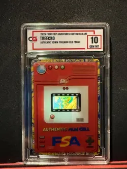 TREECKO 35MM RARE FILM FRAME CELL FROM POKEMON THE MOVIE 2000 CG 10 - Image 1