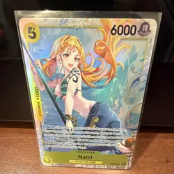 Bandai One Piece Nami Special Holo EB03-053 5 Cost 6000 Power Straw Hat Crew - Image 1