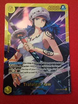 One Piece Heroine’s Edition Extra Booster Trafalgar Law EB03-062 SEC English - Image 1