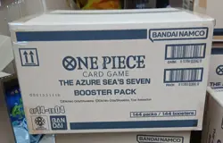 One Piece TCG OP14 The Azure Sea's Seven Sealed Case ENGLISH Paper Sleeve 144 Pc - Image 1