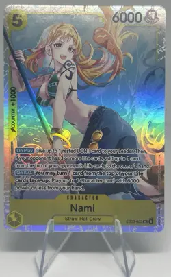 Nami EB03-053 SR Foil English One Piece TCG Card-NM - Image 1