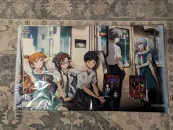 union arena evangelion playmat, action point cards, and bandai fest action point - Image 1