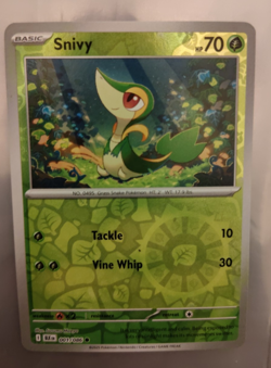 Snivy 001/086 Black Bolt Reverse Holo Pokemon Card - Image 1