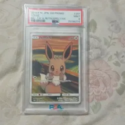 Pokemon Eevee SM Promo #287 PSA 9 Japanese 2018 Pokemon TCG Card Stock - Image 1