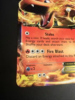 💥CHARIZARD EX HP180 RARE FOIL 11/106 Pokemon JUMBO OVERSIZE CARD - MINT-💥 - Image 2