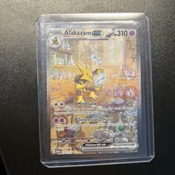 Pokemon TCG Alakazam EX 201/165 Scarlet & Violet 151 Card - Image 1