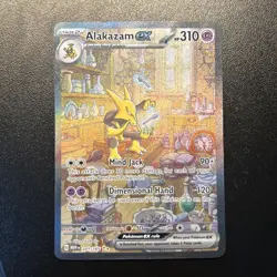 Pokemon TCG Alakazam EX 201/165 Scarlet & Violet 151 Card - Image 2