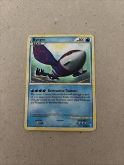 Kyogre 12/95 Call of Legends Sparkle Holo Rare Pokemon Card MP - Image 1