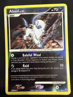 Absol 21/132 Secret Wonders Reverse Holo Pokemon TCG Card - Image 1