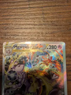 Mewtwo VSTAR - GG44/GG70 - Pokemon Crown Zenith Galarian Gallery Ultra Card NM - Image 3