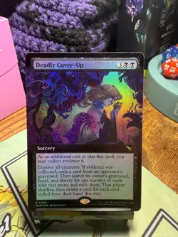 Deadly Cover-Up (Extended Art) - Murders at Karlov Manor (MKM), (FOIL), #0399 - Image 1