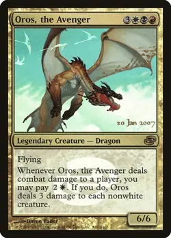 Oros, the Avenger - Foil Prerelease Promo Prerelease Events MP MTG - Image 1