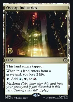 Oscorp Industries - Foil Prerelease Promo SPM NM MTG - Image 1