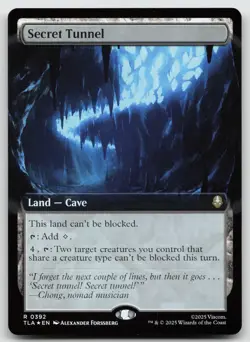 Secret Tunnel (Extended Art) R Foil Avatar: The Last Airbender 392 NM - Image 1