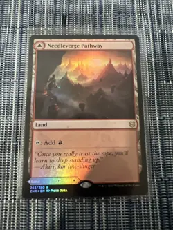 Needleverge Pathway Pillarverge Pathway- PACK FRESH - Zendikar Rising - FOIL - Image 1