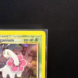 Pokemon TCG Meganium Neo Genesis Holo Rare Card 10/111 - Image 3