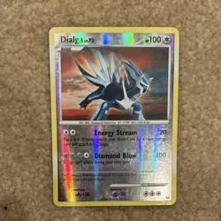 Pokemon Dialga Basic 23/127 2007 HP100 Holo Energy Stream Diamond Blow - Image 1