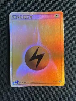 Pokemon TCG Electric Energy EX Ruby and Sapphire Reverse Holo 109/109 - LP - Image 1