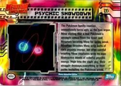 Pokemon TCG Psychic Showdown Pokemon Topps Mewtwo Strikes Back 33 - Image 2