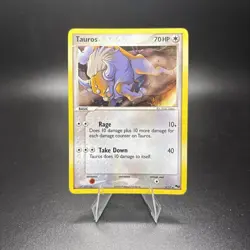 Pokemon TCG 2005 Tauros 5/17 Holo Rare Pop Series 2 - Image 1