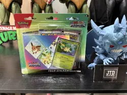 Pokemon TCG: Prismatic Evolutions Tech Sticker Collection - Leafeon - New Sealed - Image 1