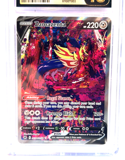 2023 POKEMON " PRISTINE " GRADE 10 ! ZAMAZENTA V # GG54/GG70 AWESOME ! - Image 2